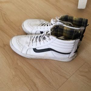 Vans SK8 High Flannel inside with Zipper